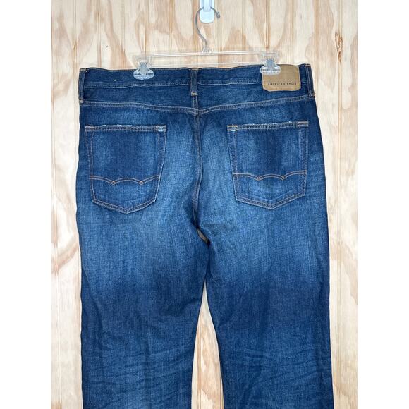 American Eagle Classic Bootcut Men's Jeans - 32x34 Denim - Picture 3 of 10